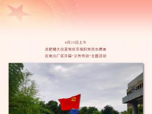 忠誠(chéng)向黨，行動(dòng)踐行——精大黨總支部組織開(kāi)展“義務(wù)